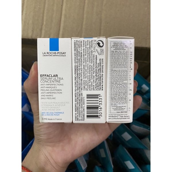 MẪU THỬ  DUO, KCN, GEL RỬA MẶT, TONER EFACLAR Laroche Posay