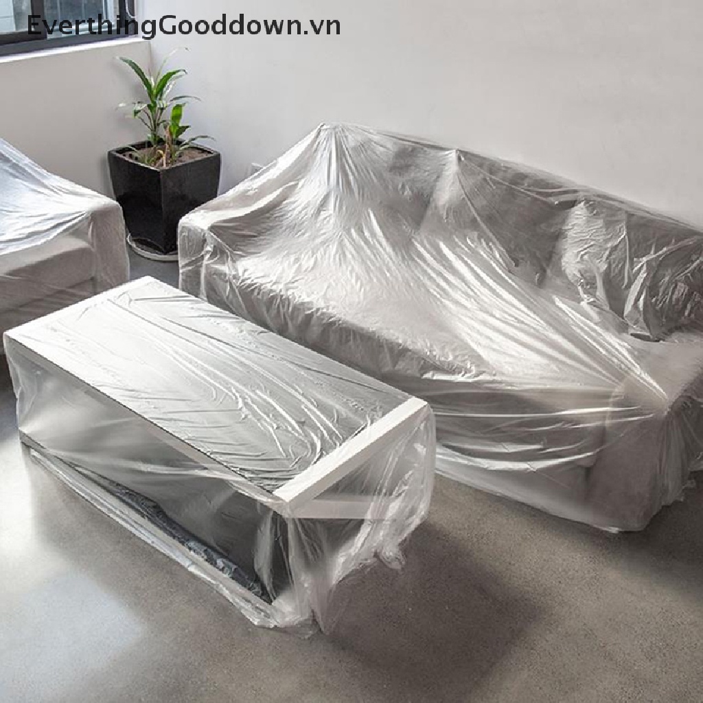 Everthinggooddown 1 Tấm Nhựa Phủ Nội Thất Xe Hơi / Sofa / Giường Ngủ Chống Bụi / Chống Thấm Nước