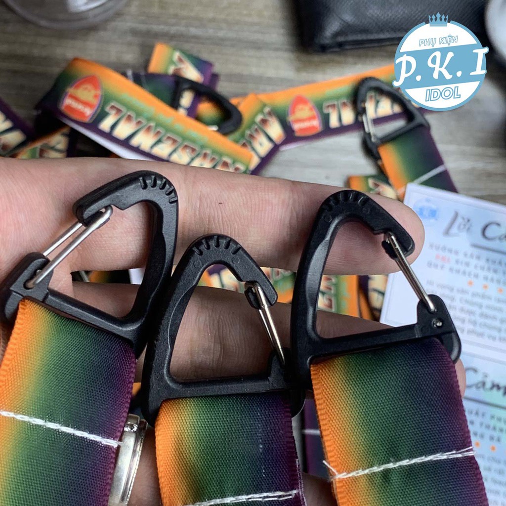 Xả Kho : Móc Khóa , Móc Treo Balo In Hình CLB Arsenal - Xả Kho Rẻ Nhất Shopee