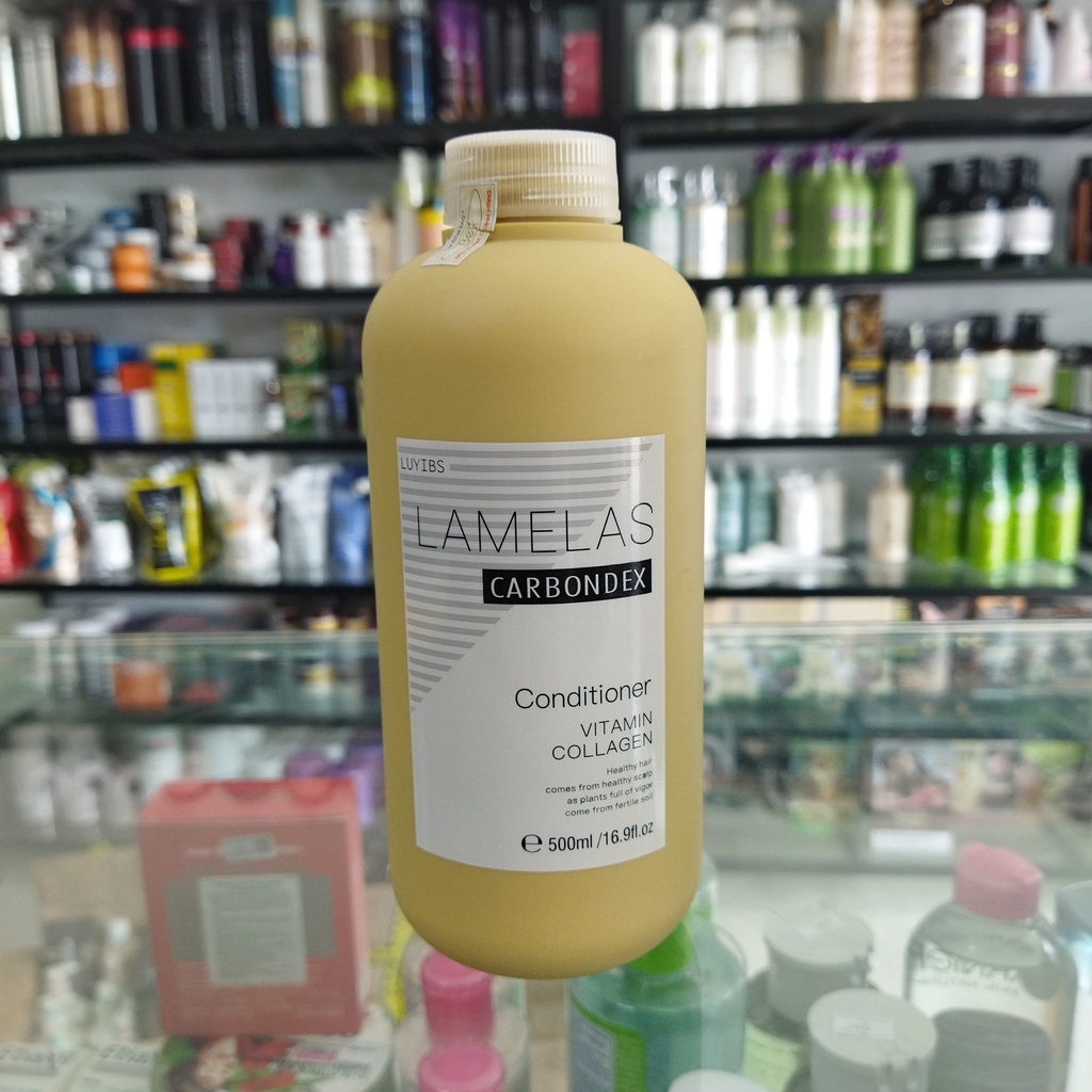 Dầu Gội Đầu Lamelas Carbondex Phục Hồi Mềm Mượt Xả Siêu Mượt Lưu Hương 500ml MPQO
