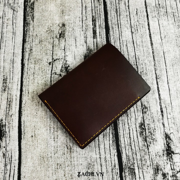 [Real Leather] Ví đựng passport da bò, bao đựng hộ chiếu da bò thật 100% handmade Zachi PP526