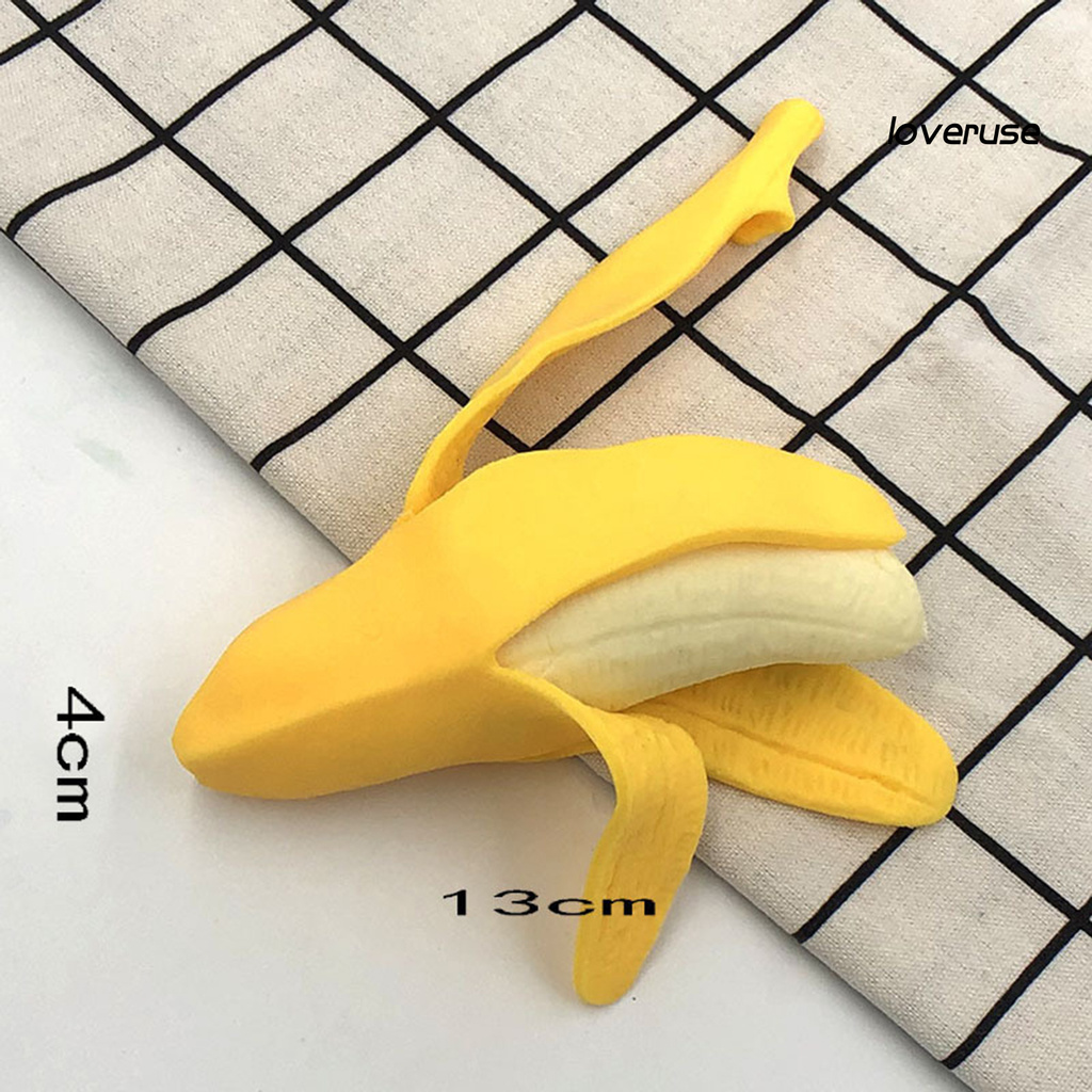 Đồ Chơi Nắm Bóp Giải Tỏa Căng Thẳng Hình Quả Chuối Lột Vỏ Ngộ Nghĩnh Dành Cho Trẻ Em