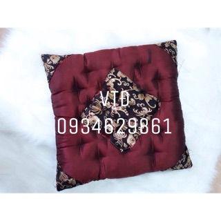 Đệm ngồi bệt gấm lụa 40x40