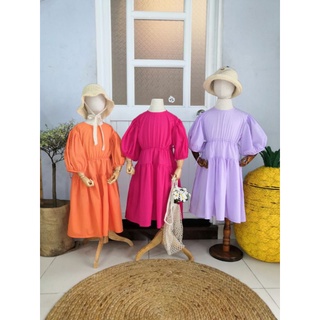 Đầm cotton có dây rút sành điệu