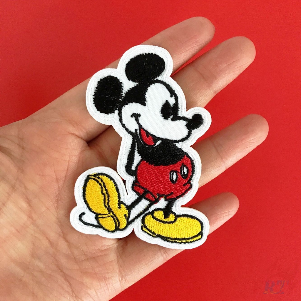 Miếng vá thêu họa tiết chuột Mickey Disney DIY 03
