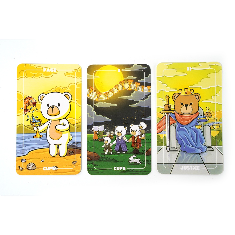 Bộ Bài Tarot Gấu Bông Dễ Thương