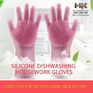 Găng tay rửa bát silicon