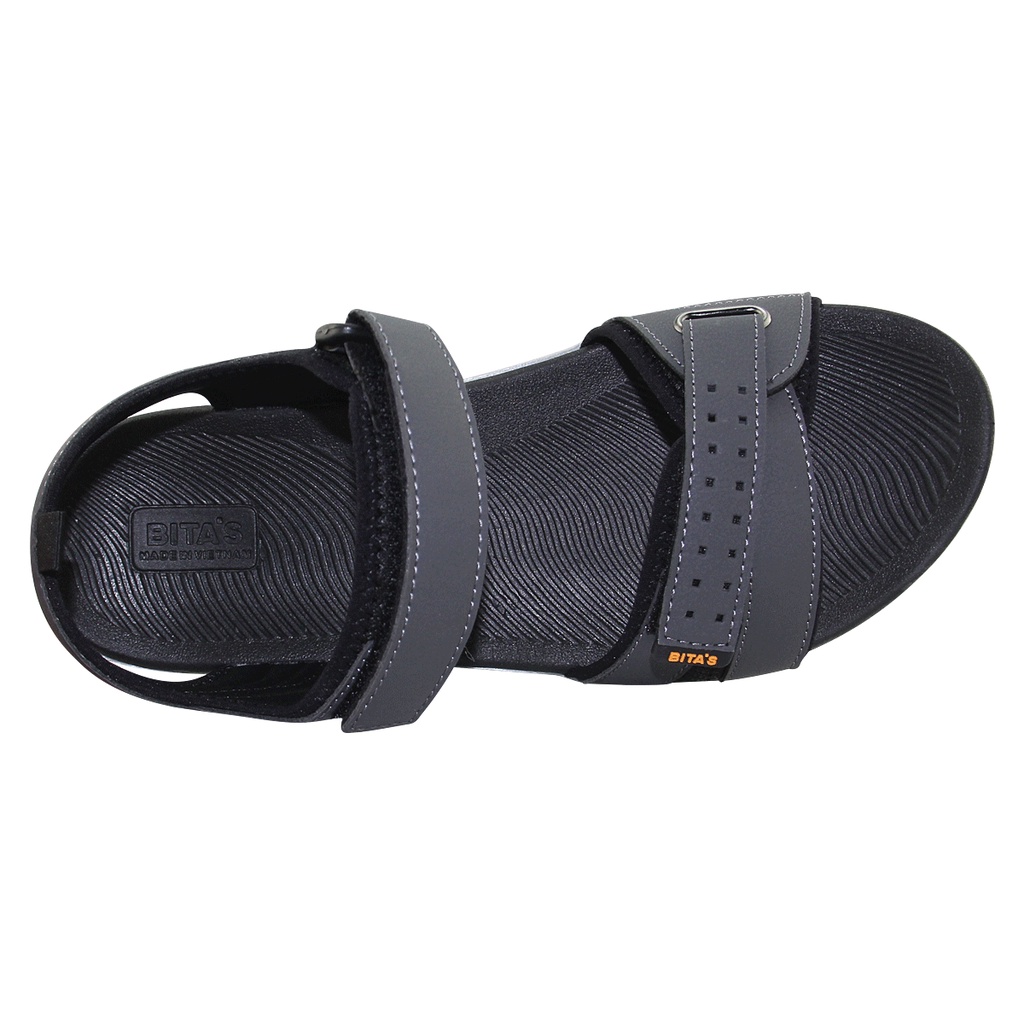 Sandal đế bằng nam Bita's SPS.140 (Đen + Navy + Xám)