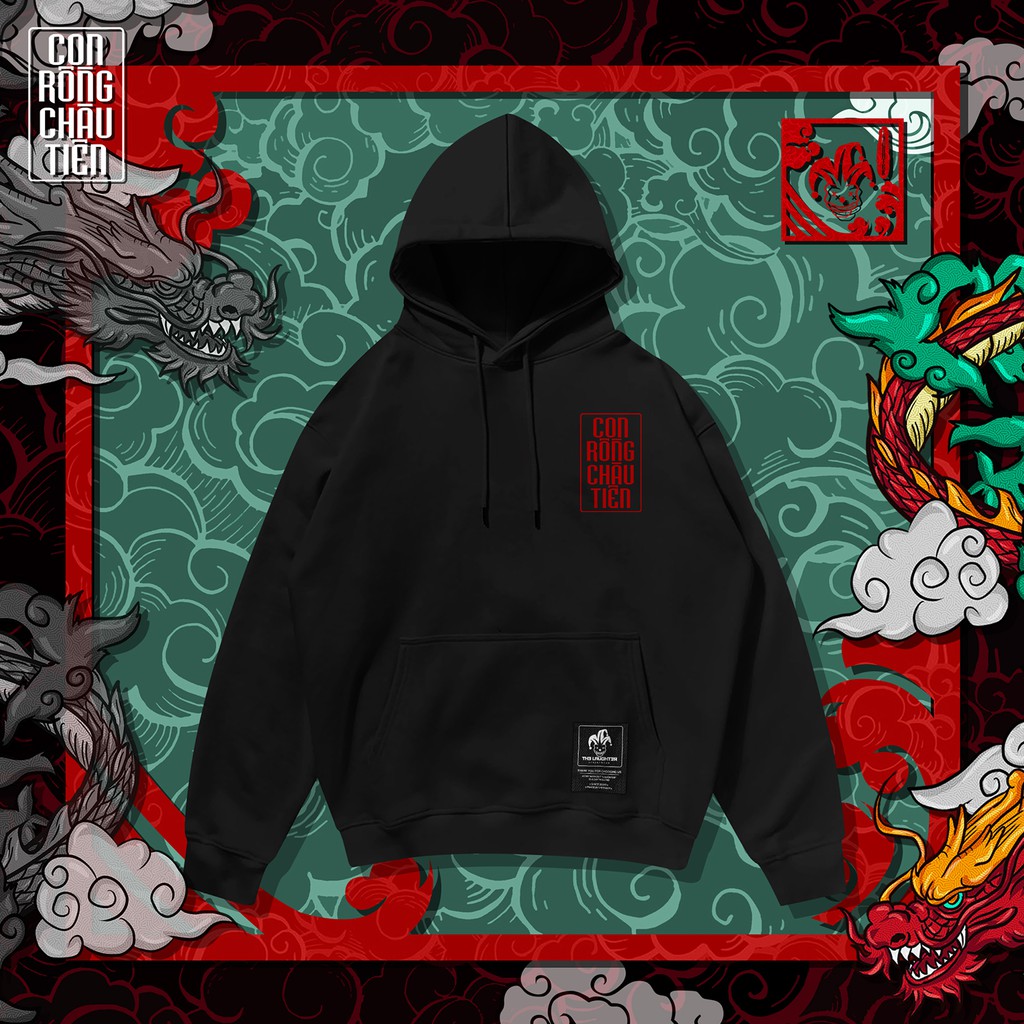 The Laughter - CON RỒNG CHÁU TIÊN HOODIE Áo MŨ- NỈ DA CÁ | BigBuy360 - bigbuy360.vn