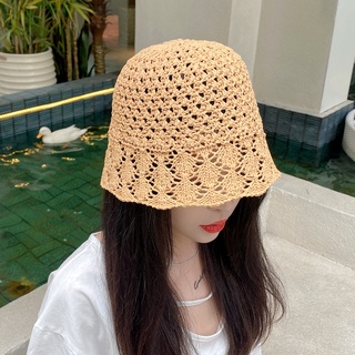 Nón Tai Bèo Đan Cói Chống Nắng Thoáng Khí Phong Cách Nhật Bản Thời Trang Mùa Hè Cho Nữ