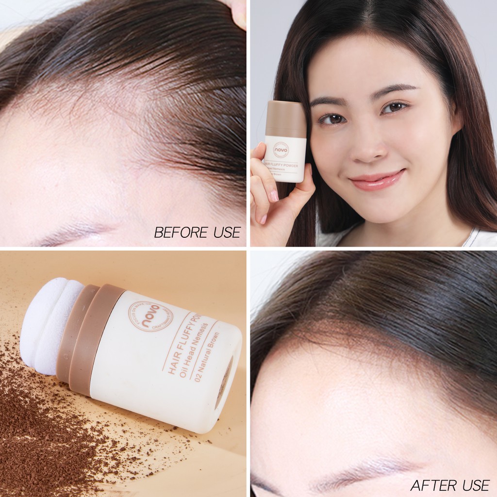 ♕Phấn Phủ Cải Thiện Đường Chân Tóc Cải Thiện Đường Chân Tóc Hiệu NOVO Số5356