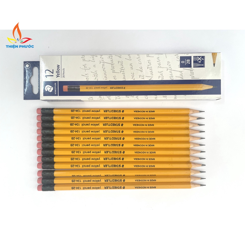 Bút chì 2B Staedtler 134 hàng tốt xuất xứ từ đức SUKADO BUT134