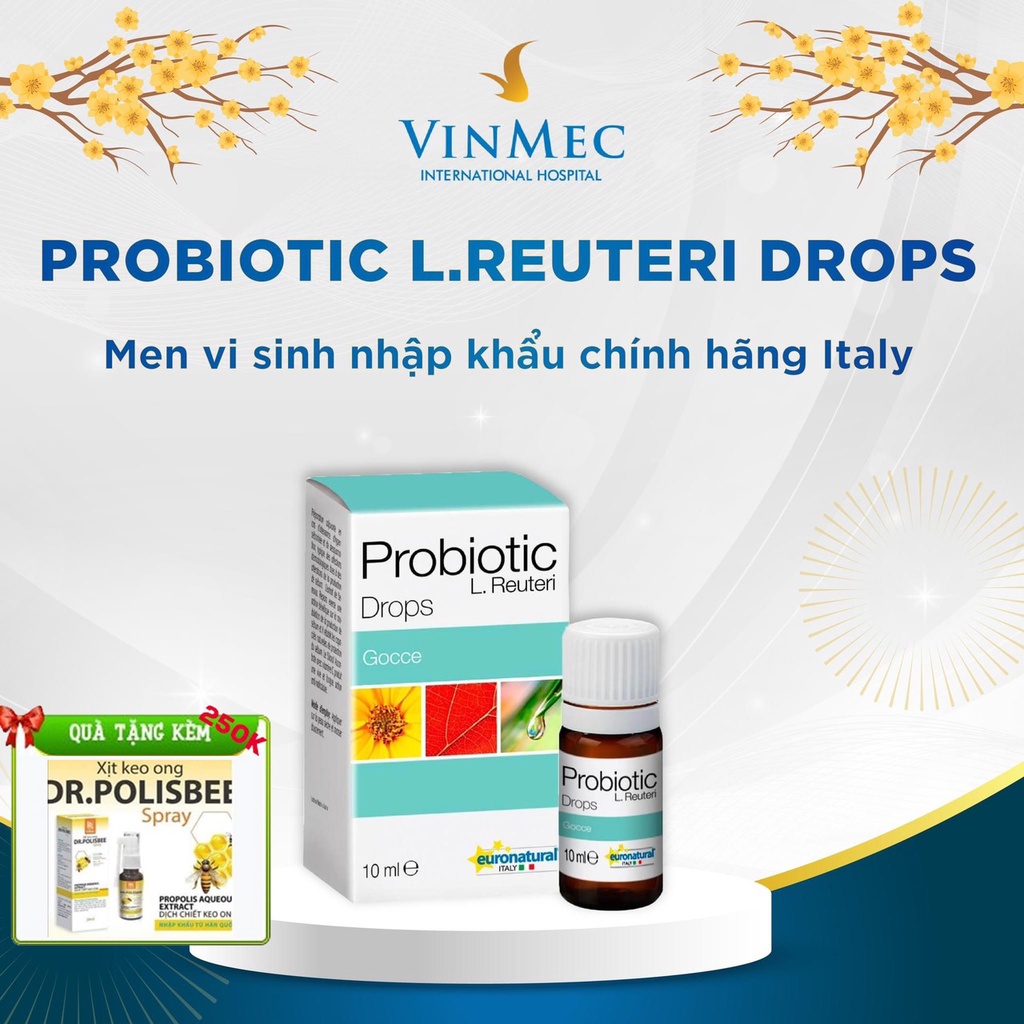 Men Vi Sinh Probiotic Drops L. Reuteri Nhập Khẩu Chính Hãng Italy