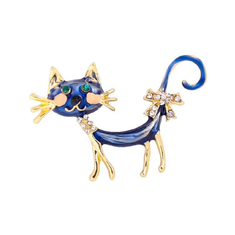 Ghim Cài Áo Hình Mèo Dễ Thương