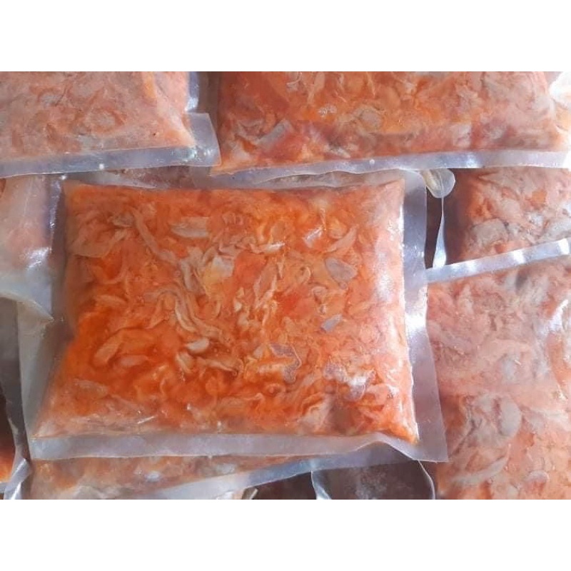 Vụn cá hồi không da không xương tươi ngon