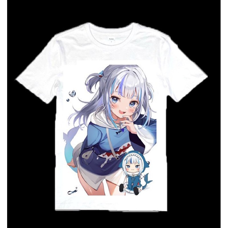 áo in hình Gawr Gura-Hololive/ áo thun Gawr Gura-Hololive