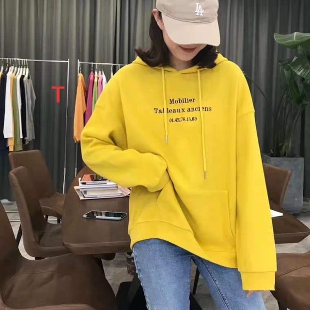 Áo hoodie Mobilier chữ ngực DTR0919