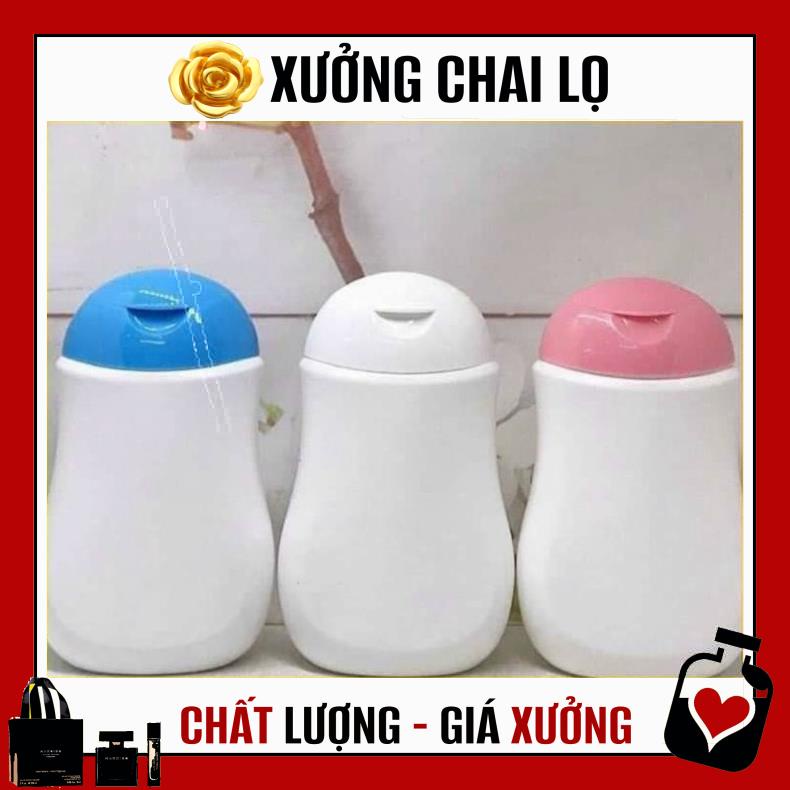 [TOP GIÁ RẺ] Chai Nhựa Eo Nắp Bật 180ml chiết gel, đựng dung dịch vệ sinh