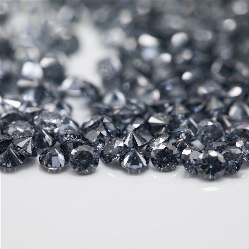 Kim cương Moissanite Đen  3ly