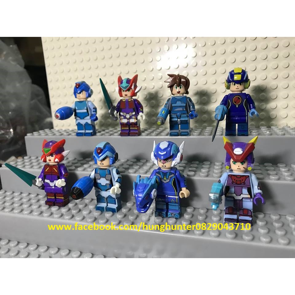Lego minifigures nhân vật Mega Men