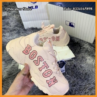 ✔️Giày Sneaker Boston Full Hồng Chữ B ở Gót Fullbox✔️