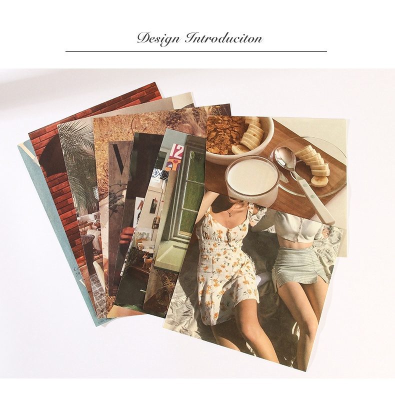 SET 13/14 TẤM POSTCARD VINTAGE AND MOVIE SPECIAL SIZE LỚN  - postcard dán tường trang trí