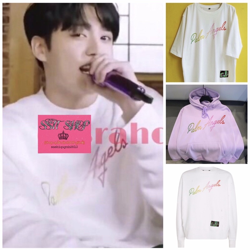 (Tặng ảnh BTS)Áo BTS JungKook Palm chữ 7 màu