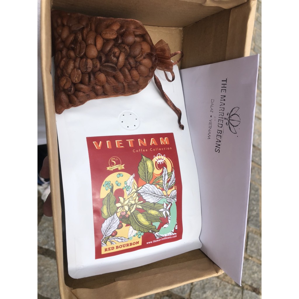 Cà Phê Đặc sản Arabica 100% Red Bourbon - The Married Beans (Túi 250gram) | BigBuy360 - bigbuy360.vn
