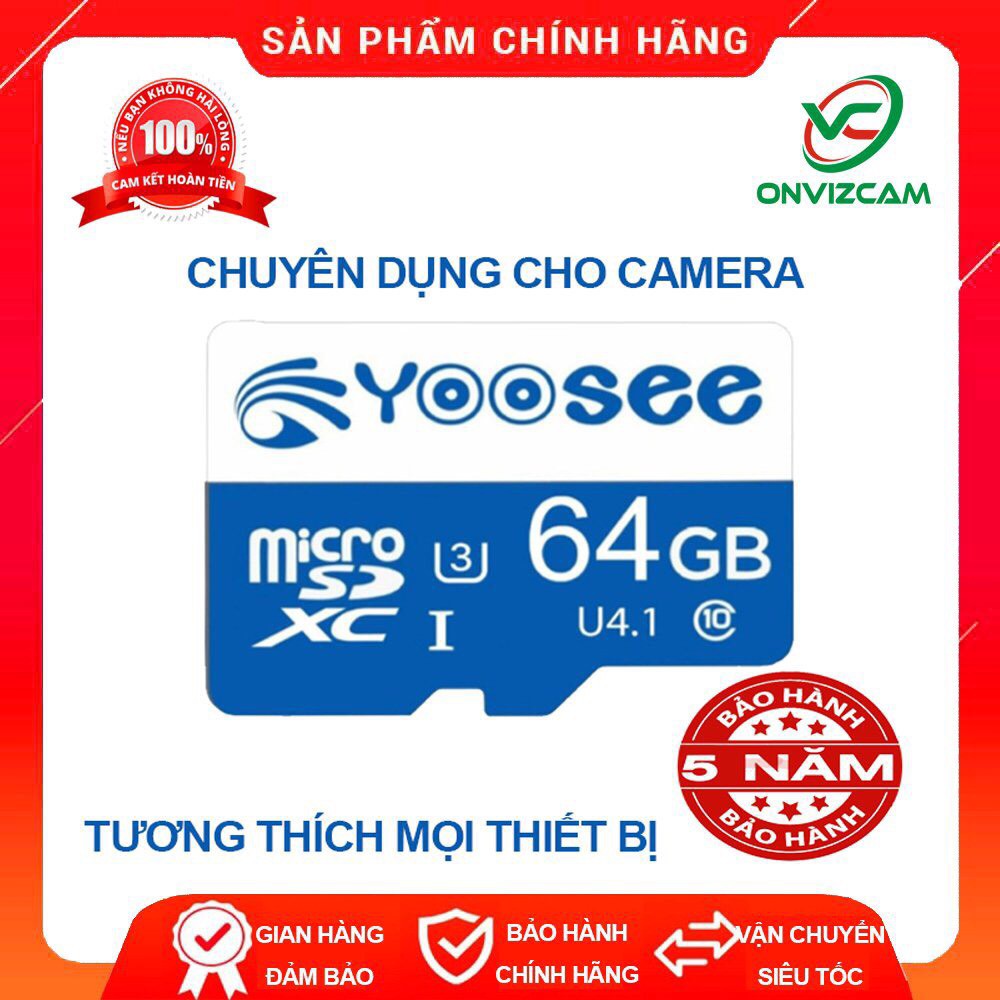 [COMBO SALE] Camera ONVIZCAM V3 kèm thẻ 64G giá nhà phân phối bản nâng cấp tốt hơn yoosee mới nhất 2021