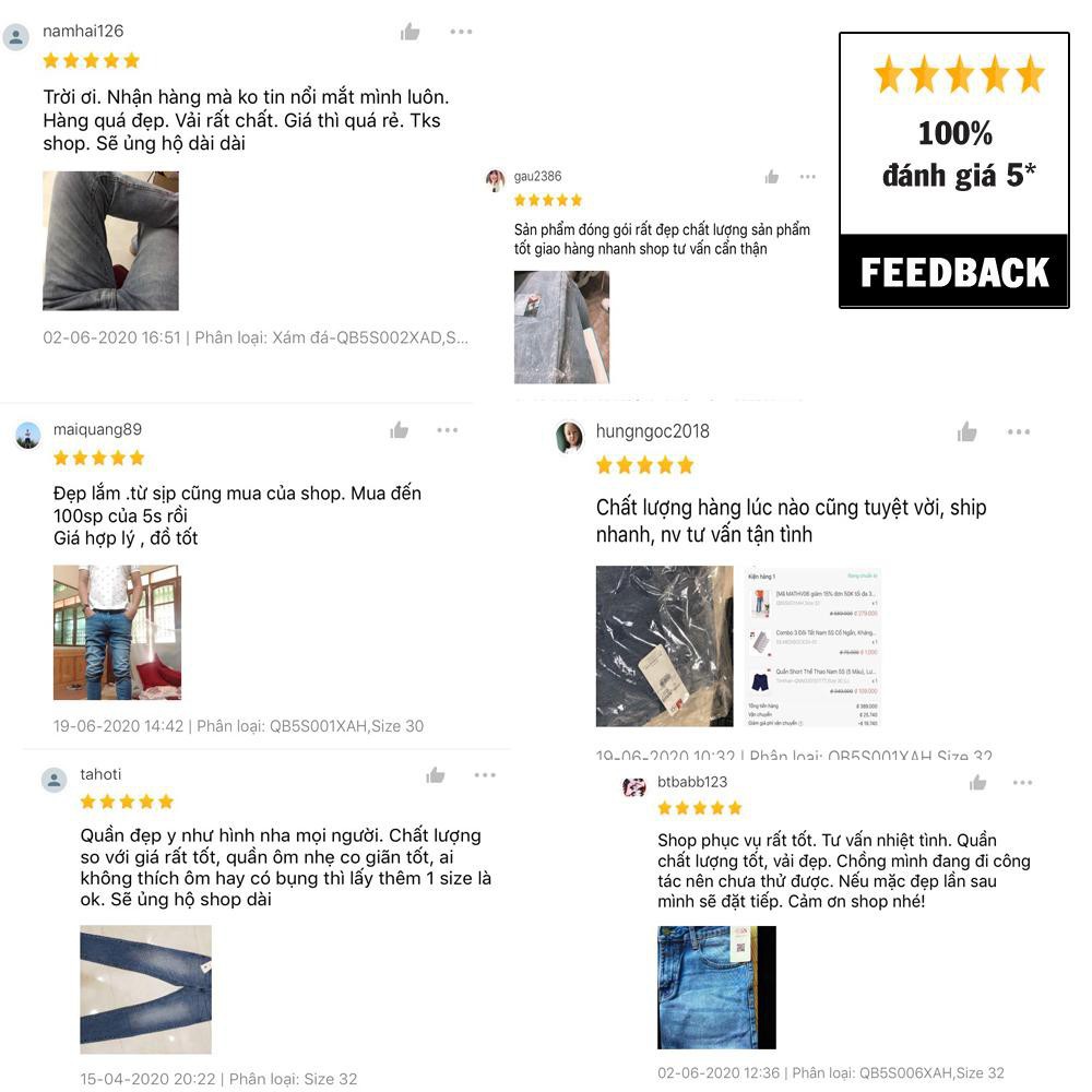 Quần Jean Nam 5S ( 3 màu) Cơ Bản, Phom Dáng Hơi Ôm, Trẻ Trung, Lịch Sự | BigBuy360 - bigbuy360.vn