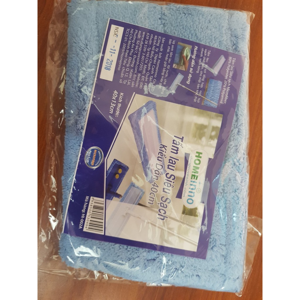 Cây lau nhà công nghiệp Microfiber Dán 45cm