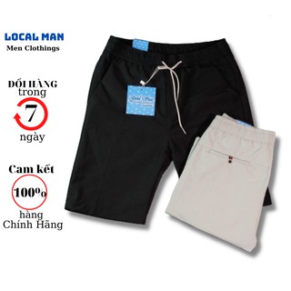 Quần short nam chất liệu thun linen cao cấp co dãn 4 chiều, mềm, mịn, thoáng mát - LOCAL MAN.