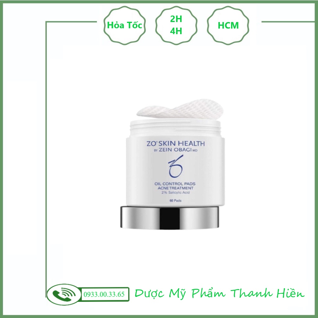 Miếng tẩy tế bào chết Zo Oil Control Pads 60 Pads