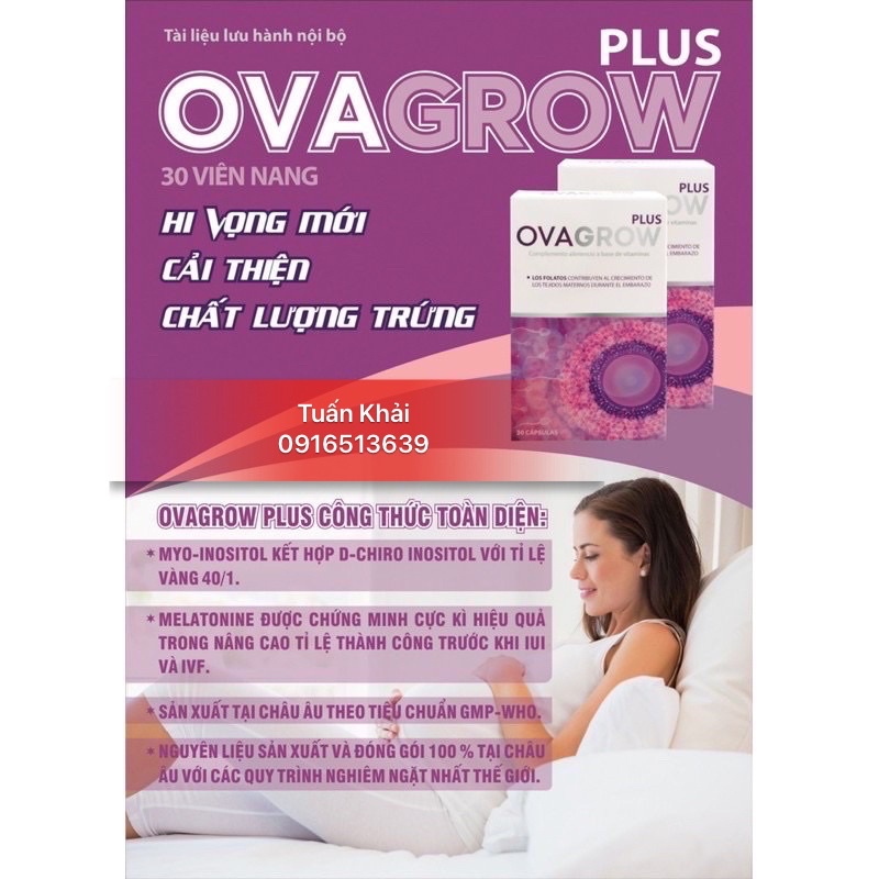 Viên uống OVA GROW PLUS chính hãng hộp 30 viên