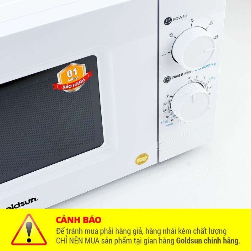 LÒ VI SÓNG CƠ 20 LÍT GOLDSUN CK - 1103 ( TRẮNG )