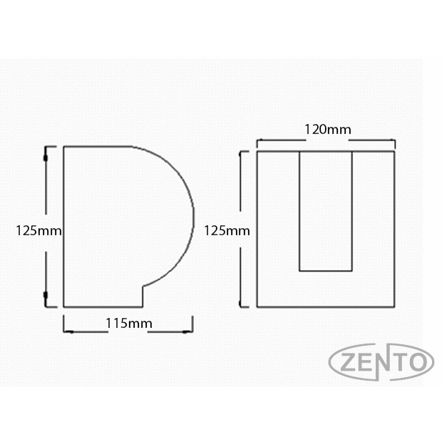 Lô giấy vệ sinh inox Zento - HA4640