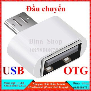Đầu chuyển otg micro usb / type c sang usb