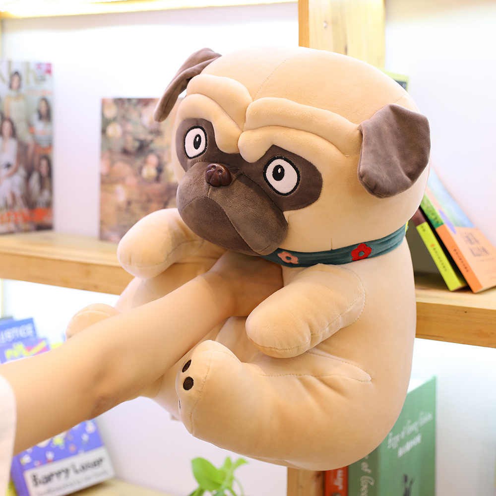 Gấu Bông Chó Pug Mặt Xệ Mềm Mịn Thú Nhồi Bông Đáng Yêu Size 30cm