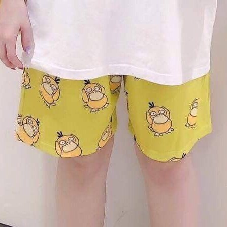 Quần đùi nam nữ cartoon dáng rộng thời trang unisex/ Quần short mặc nhà in hoạt hình dễ thương_veestore | BigBuy360 - bigbuy360.vn