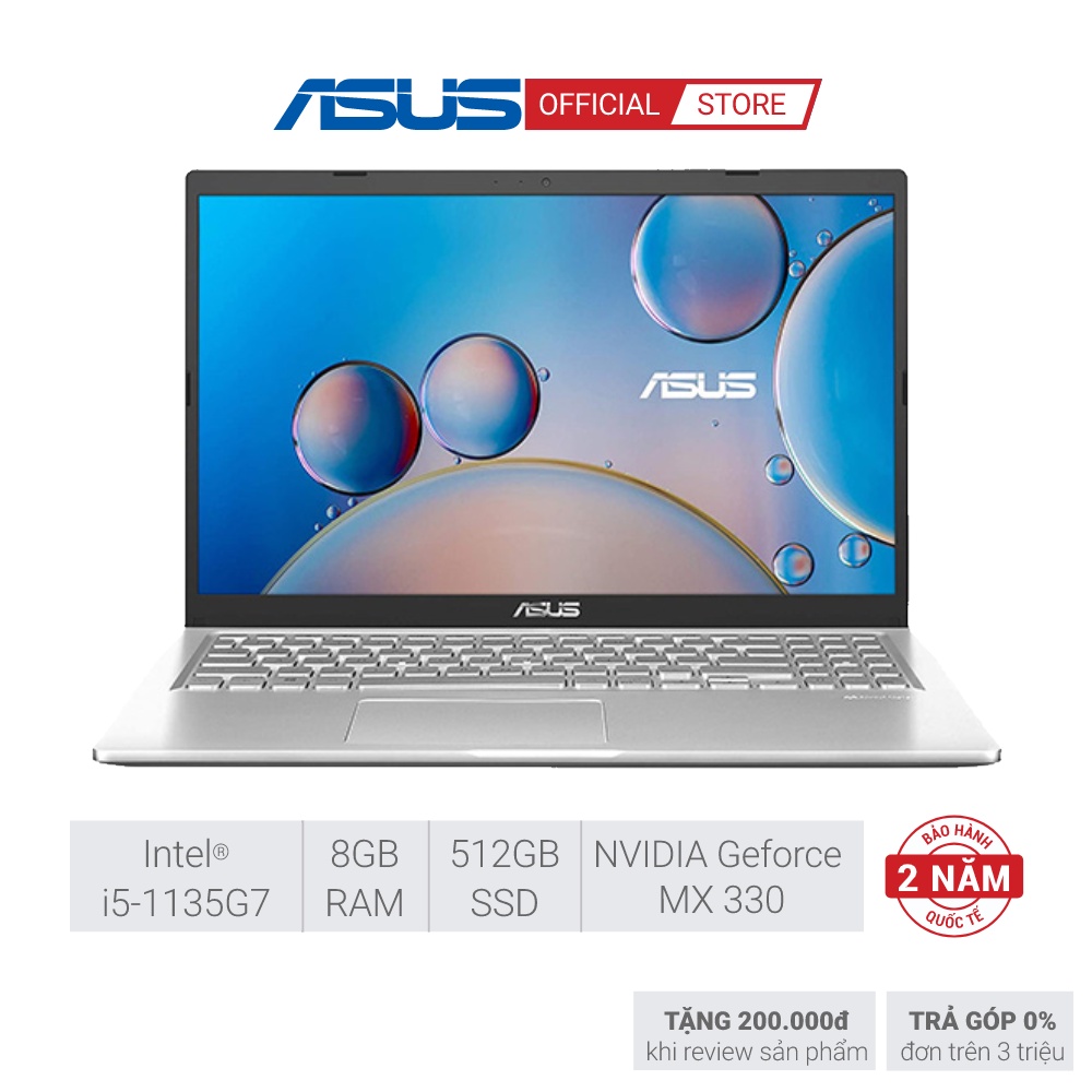 Laptop Vivobook ASUS X515EP-EJ268T i5-1135G7/8GB/512GB SSD/2GD5 MX330/15.6 FHD/Win10)