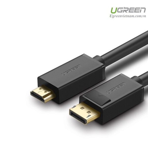 Cáp chuyển đổi Displayport to HDMI dài 1m chính hãng Ugreen 10238 cao cấp