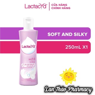 DUNG DỊCH VỆ SINH LACTACYD 250ML SOFT & SILKY GIÚP DƯỠNG ẨM HIỆU QUẢ