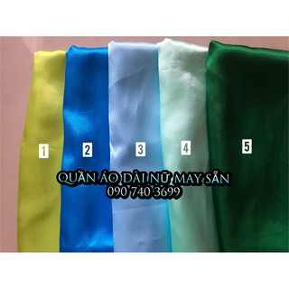 Quần Áo Dài Nữ May Sẵn Các Tông Màu Xanh