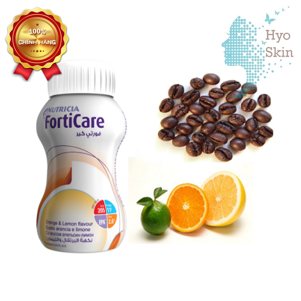 Sữa bột pha sẵn Nutricia Forticare Orange-Lemon 125ml (Hương Cam Chanh)