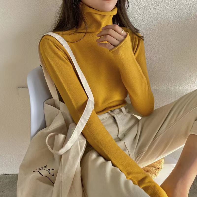 Áo len dài tay màu trơn thời trang Versatile COZOK