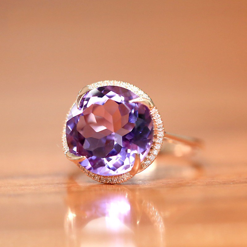 Nhẫn S925 mạ vàng 18k đính đá thời trang sang trọng