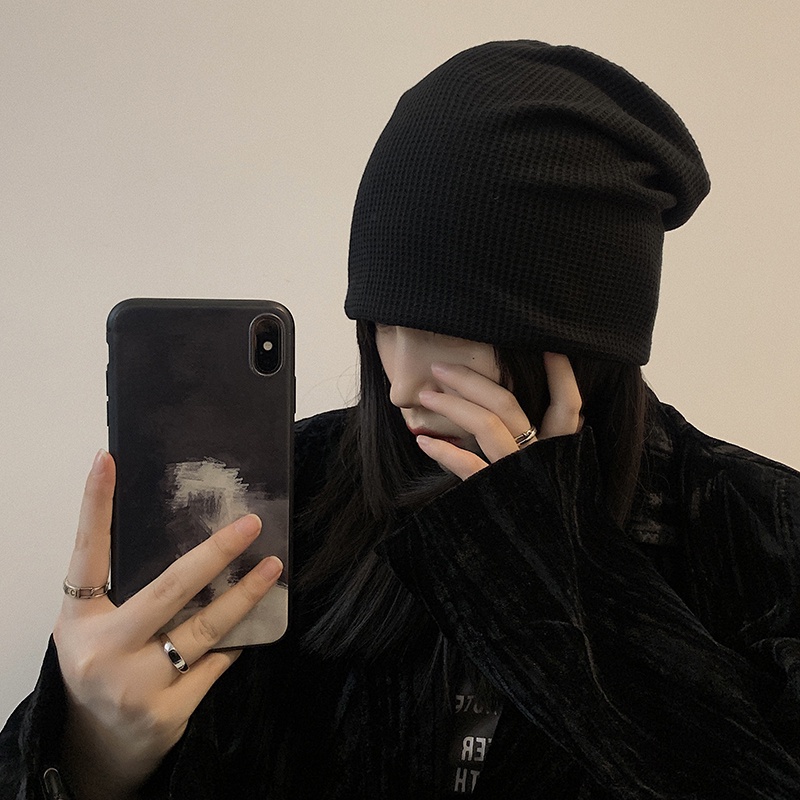 Mũ Len Màu Trơn Phong Cách Thời Trang Nhật Bản Dành Cho Nữ