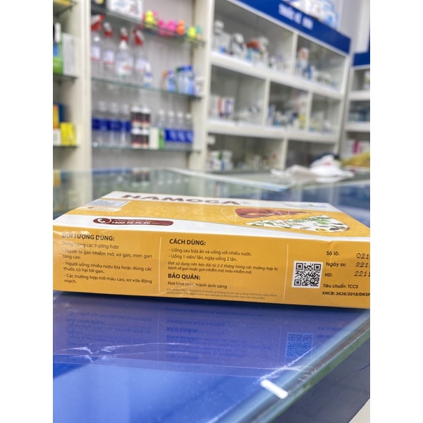 [Chính Hãng] HAMOGA- thanh nhiệt, giải độc gan, hạ men gan, giảm cholesterol - Hộp 30 viên
