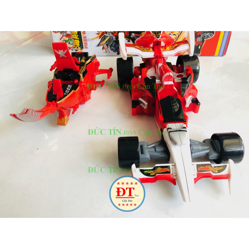 ĐỒ CHƠI HỘP RÁP ROBOT HẢI TẶC BIẾN HÌNH XE ĐUA