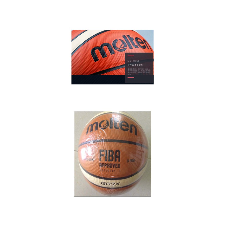 Bóng rổ MOLTEN GG7X Pu Leather bóng trong nhà ngoài trời FIBA Bóng rổ chính thức Molten official basketball